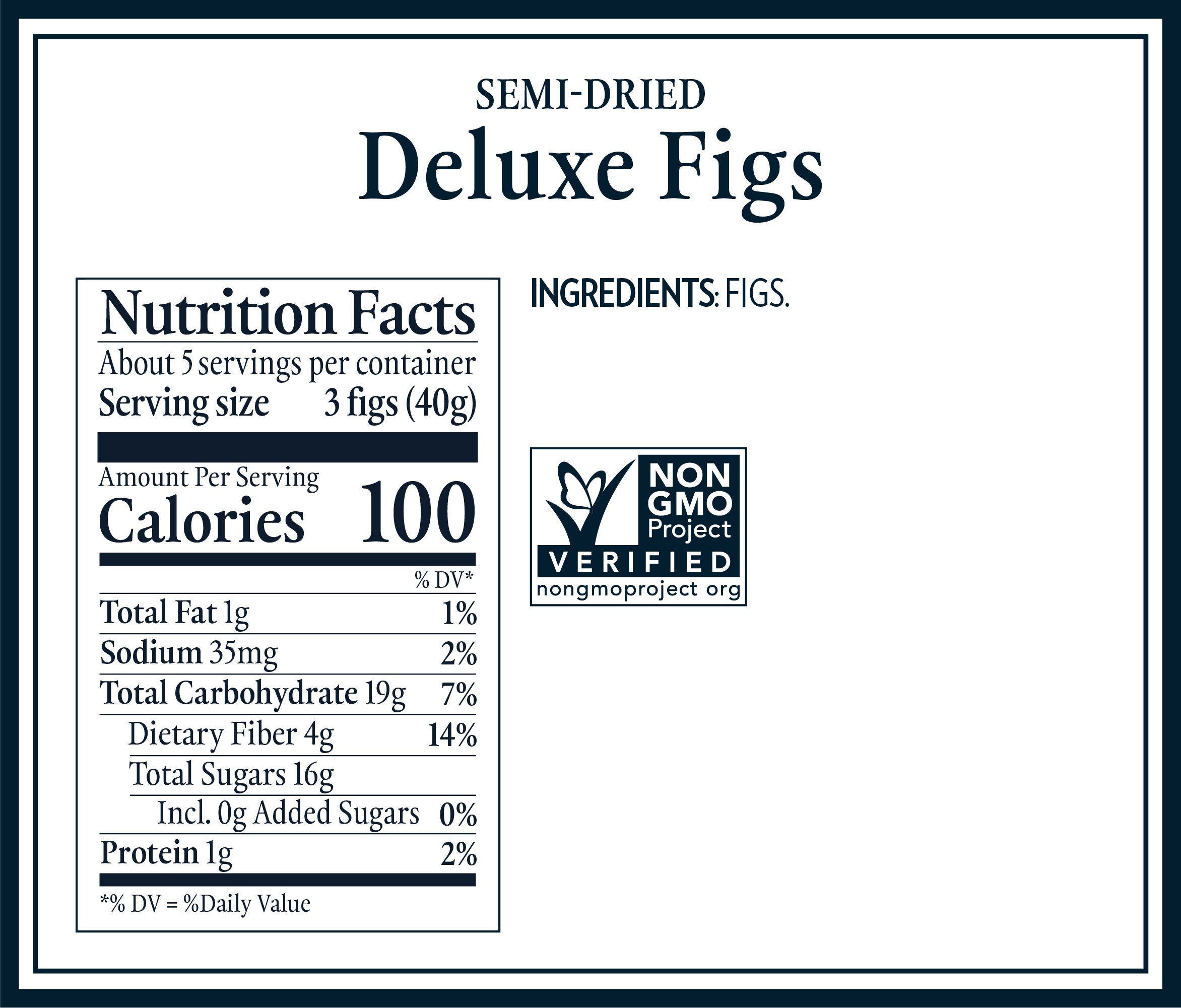 SemiDried Deluxe Figs St. Dalfour
